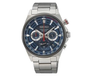 Seiko - Seiko-Analoguhr-SSB407P1 blau