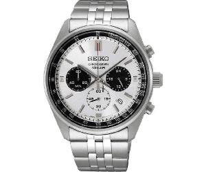 Seiko - Seiko-Analoguhr-SSB425P1 schwarz
