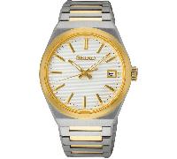 Seiko Herren Uhr Quarz mit Edelstahlband SUR558P1