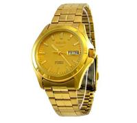 Seiko SNKK98 Herren-Armbanduhr, Armband aus Edelstahl, goldfarben, Armband