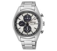 Seiko Herren-Uhr Quarz Edelstahl mit Edelstahlband SSC769P1, Weiß