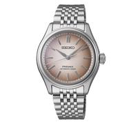 Seiko SPB523J1 Presage Armbanduhr Automatik Stahl/Hellbraun
