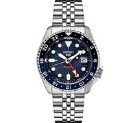 Seiko SSK003 Automatikuhr für Herren - 5 - Sport - blaues Zifferblatt mit Datumskalender und Leuchtzeigern & Markierungen und schwarz-blauer GMT-Lünette, 100 m wasserdicht