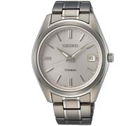 Seiko Titanium Essential SUR369P1 - Herren - 40 mm - Analog - Quarz - Saphirglas