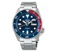 Seiko Watch Five Sports SKX Herrenuhr, Zifferblatt: Blau, Lünette: Blau und Rot, 1個, Sportlicher Stil