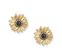 Seinerzeit SZA-2960-432 Damen-Ohrringe Solana Sonnenblume Goldfarben