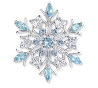 Seinerzeit SZA-3990-271 Anhänger Schneeflocke Frosty 925 Silber