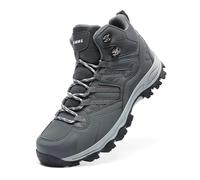 sekiueo Wanderschuhe Für Herren Und Damen Hohe Arbeitsschuhe Für Den Außenbereich Für Trail-Trekking Camping Und Wandern,Grau,40 EU