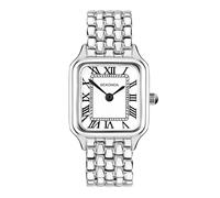 SEKONDA Classic Monica Ladies 30mm Quartz Watch in White with Analogue Display, and Silver Alloy Strap 40656
