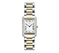 Sekonda Colette Damen-Armbanduhr, 22 mm, Quarz-Stein, zweifarbig, mit Analog-Anzeige und zweifarbigem Armband