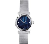 Sekonda Damen-Armbanduhr, analog, Quarz, blaues Zifferblatt, Milanaise-Armbanduhr, 40344