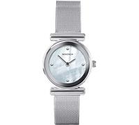 Sekonda Damen-Armbanduhr Analog Quarz Perlmutt Zifferblatt Milanaise Armband 40346