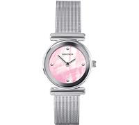 Sekonda Damen-Armbanduhr, analog, Quarz, Perlmutt-Zifferblatt, Milanaise-Armband, 40347