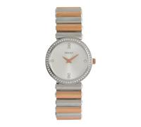 Sekonda Damen Quarzwerk Armbanduhr mit Silber analog Zifferblatt und Mehrfarbig Metall Armband 40045
