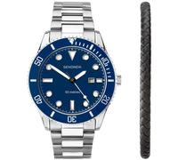 Sekonda Gift Set 39015 - Herren - 43 mm - Analog - Quarz - Mineralglas