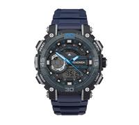 Sekonda Herren-Armbanduhr, Analog, digital, 49 mm, Kunststoffgehäuse und Armband, Marineblau
