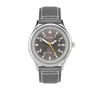 Sekonda Herren-Quarzuhr mit braunem Zifferblatt, Analoganzeige und braunem Lederband 3882.27