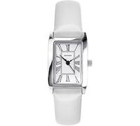 Sekonda Klassische Damen-Quarzuhr mit weißem Zifferblatt, Analog-Anzeige und weißem Armband 40340, Gurt