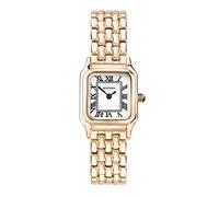 Sekonda Monica Damen-Quarzuhr mit römischen Ziffern, Analog-Anzeige, Armband aus Legierung, 20 mm, Weiß, rose gold, Armband