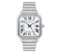 Sekonda Rene Herren-Quarzuhr 39 mm in Silber mit Analog-Anzeige und Edelstahlarmband