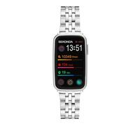 SEKONDA Track-Smartwatch, 26 mm, mit Armband aus Silberlegierung, 30279