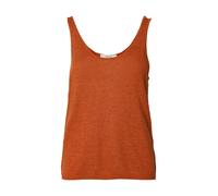 Selected - Ärmelloses Stricktop für Damen mit U-Ausschnitt braun - Gr. - L