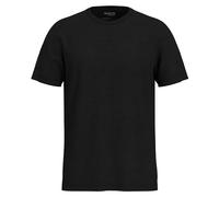 SELECTED HOMME Schwarz Herren T-Shirt Slhaspen Slub Ss O-neck Tee Noos L