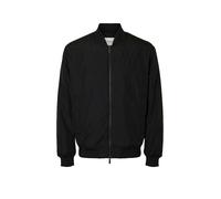 SELECTED HOMME Regular Fit Bomberjacke mit Zweiwege-Reißverschluss Modell 'CHRIS' in Black, Größe L