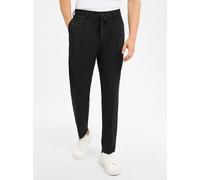 Tapered Fit Stoffhose mit Bundfalten Modell 'LEROY' S men Black