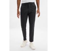 Selected Slim-miles Hosen 30 Dark Grey / Detail Structure