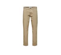 Selected New Miles Slim Fit Chinohose 28 Greige