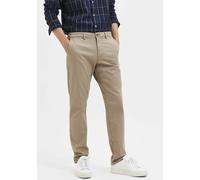 Selected New Miles Slim Fit Chinohose 32 Greige
