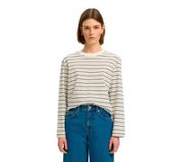 selected women - SLWESSENTIAL LS STRIPED BOXY TEE NOOS - Gr. - L