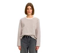 Selected Boxy Fit Langarmshirt aus reiner Baumwolle Modell 'ESSENTIAL' in Bordeaux, Größe L