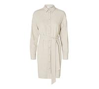 SELECTED FEMME A/S Damen Slfviva-tonia Long Linen Shirt B Hemd, Sandshell, 38 EU