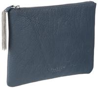 selected femme bags Milla Clutch 16032628, Damen Clutches, Blau (Vintage Indigo), 22x16x1 cm (B x H x T)