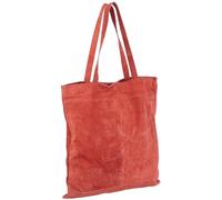 selected femme bags Mille Suede Shopper 16031269, Damen Shopper, Rot (Claret red), 36x40x24 cm (B x H x T)