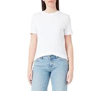 SELECTED FEMME Basic Kurzarm T-Shirt Dünnes Oberteil aus Bio Baumwolle Rundhalsausschnitt SLFMYESSENTIAL