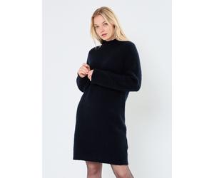 Selected Femme - Bekleidung SLFLULU LS HIGH NECK KNIT DRESS - Blau - Größe M