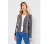 Selected Femme - Bekleidung SLFMALINE NEW LS KNIT SHORT CARDI NOOS - schwarz - Größe L