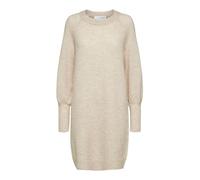 SELECTED FEMME BLACK Damen SLFLULU LS Knit Dress O-Neck B Kleid, Birch/Detail:Melange, S