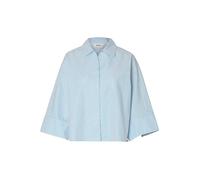 SELECTED WOMEN - SLFESTER OVERSIZE 3/4 SHIRT B malibu blue - Gr. - 34