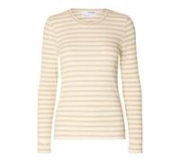 SELECTED FEMME Damen Female Longsleeve Gestreiftes Slfanna Ls Crew Neck Tee STR Noos (1er Pack)