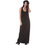 SELECTED FEMME Damen Kleid Paja Low Sl Racerback Dress Noos, Maxi, Schwarz (Black C-N10), 40 (Herstellergröße: L)