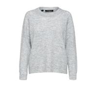 Selected Femme Pullover mit Alpaka-Anteil Modell 'Lulu' in Hellgrau Melange, Größe XL
