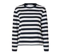 Selected Femme Damen Selected Femme Female Longsleeve Gestreiftes Langarmshirt