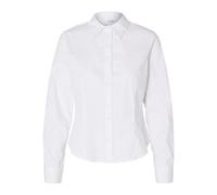 SELECTED FEMME Damen SLFAMIRA LS Fitted Shirt NOOS Bluse, Bright White, 36