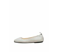Selected femme Damen SLFEMMA Leather Ballerina B Ballerinas, Drizzle, 38 EU