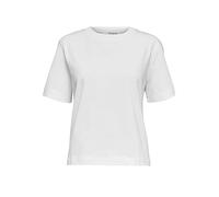 Selected Femme T-Shirt mit Rundhalsausschnitt Modell 'ESSENTIAL' in Weiss, Größe M