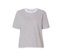 SELECTED FEMME Damen Slfessential Ss Striped Boxy Tee Noos, Delicioso, XXL EU